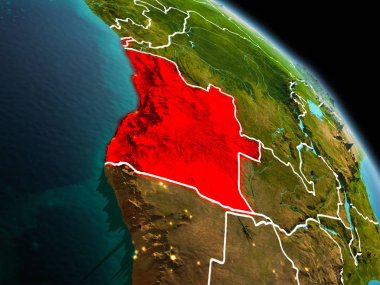 Sabah yörüngeden Angola'da