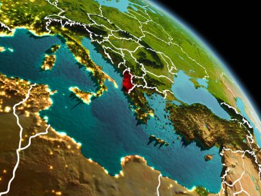 Sabah yörüngeden Arnavutluk'ta