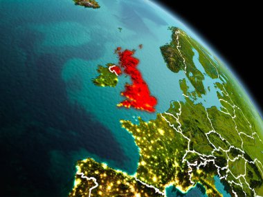 İngiltere yörüngeden sabah