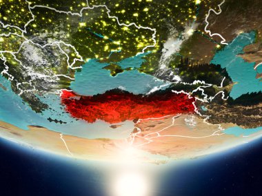 Türkiye güneş Planet Earth ile