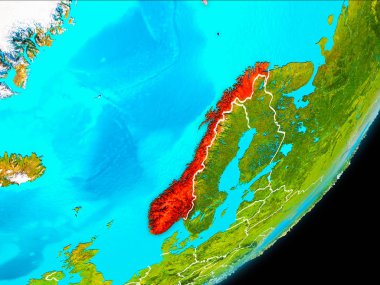 Norveç'in yörünge görünümü