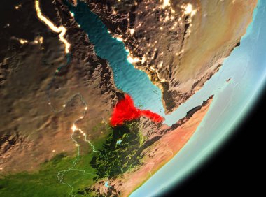 Sabah görünümü Eritre