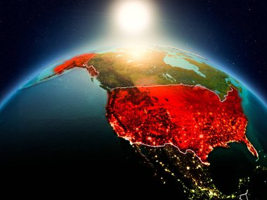 Sunrise yörüngeden ABD