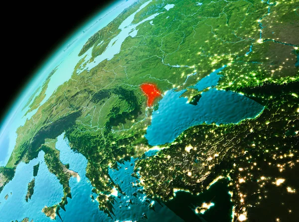 Moldova akşam uzaydan