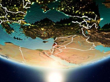Lübnan ile Planet Earth Güneş