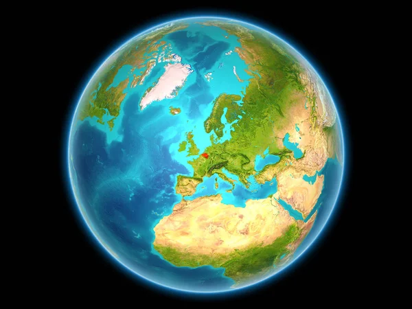 Belgie na planetě Zemi — Stock fotografie