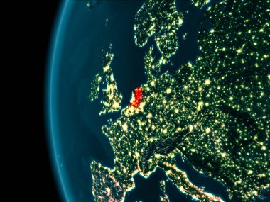 Hollanda gece görünümü
