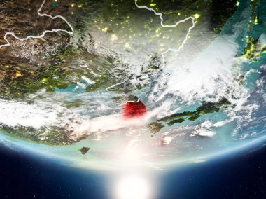 Güney Kore ile Planet Earth Güneş