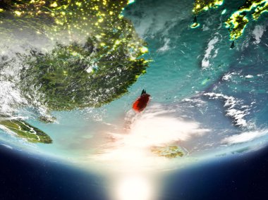 Tayvan ile Planet Earth Güneş