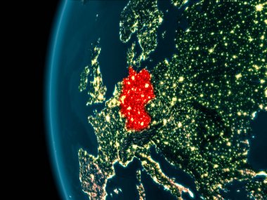 Almanya'nın gece görünümü