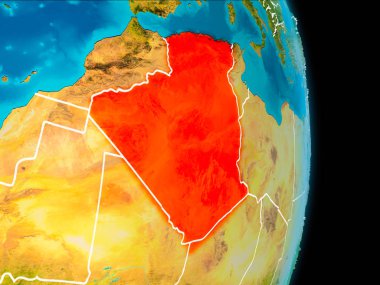 Cezayir dünya üzerindeki