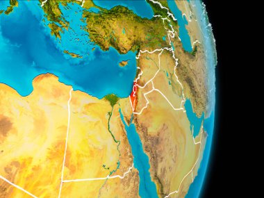 İsrail dünya üzerindeki