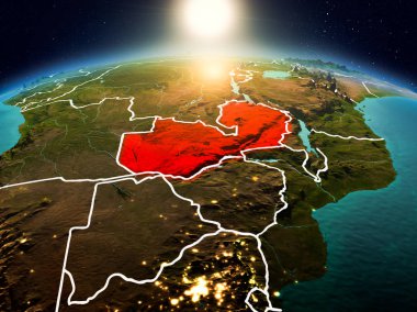 Yörüngeden gündoğumu Zambiya