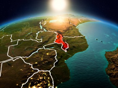 Malavi yörüngeden Sunrise