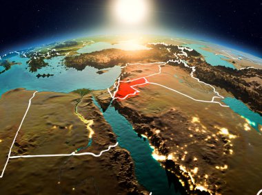 Jordan yörüngeden Sunrise