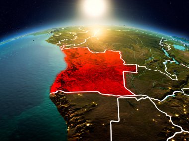 Sunrise yörüngeden Angola