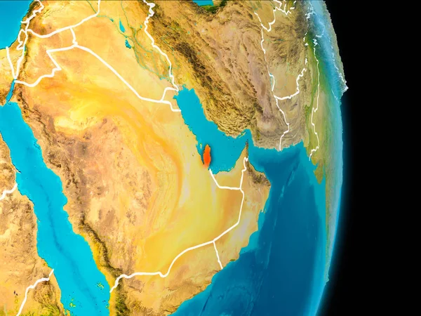 地球上のカタール — ストック写真