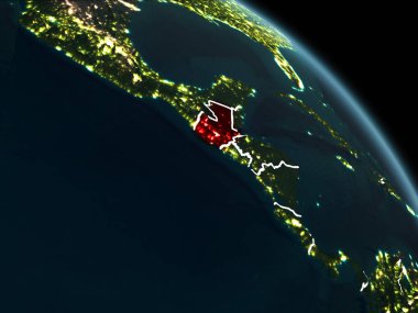Guatemala kırmızı gece