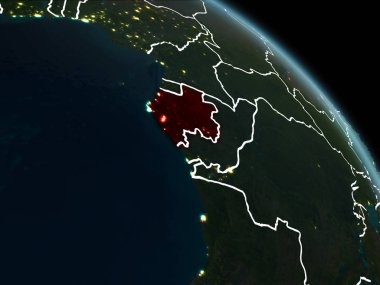 Kırmızı gece Gabon