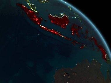 Endonezya kırmızı gece