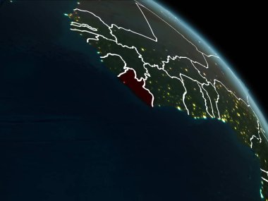 Liberya kırmızı gece