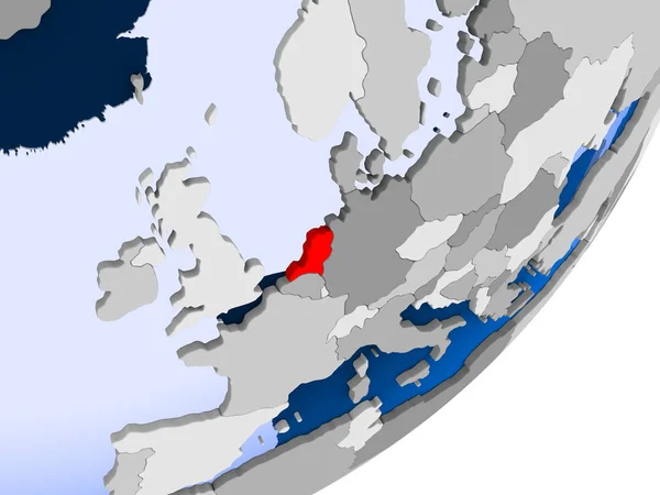 Karte der Niederlande — Stockfoto