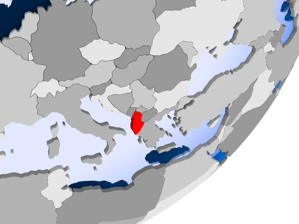 アルバニア地図 — ストック写真