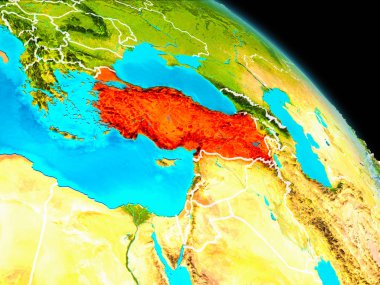 Türkiye'nin dünya üzerindeki