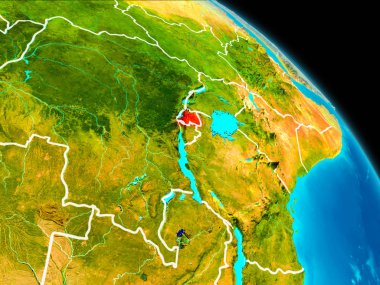 Ruanda yeryüzünde