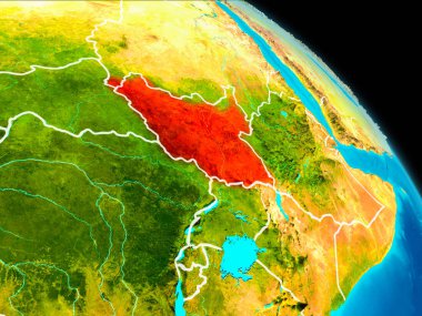 Yeryüzünde Güney Sudan