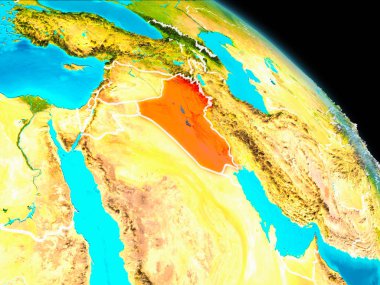 Irak dünya üzerindeki