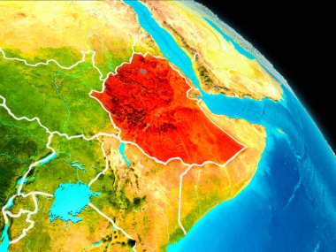 Etiyopya dünya üzerindeki