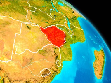 Zimbabve yeryüzünde