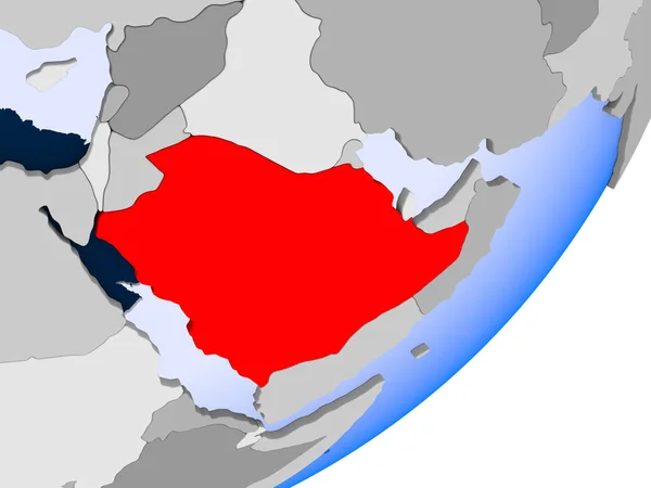 Mapa de arabia saudí —  Fotos de Stock