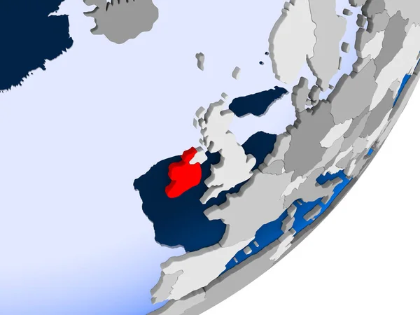 Mapa Irlandii — Zdjęcie stockowe