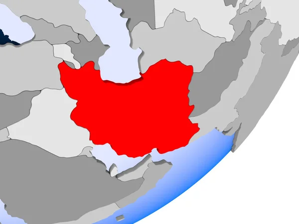 La mappa di Iran — Foto Stock