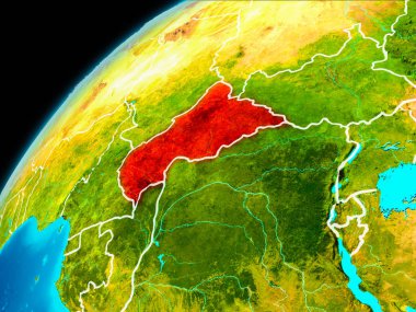 Uzaydan gelen Orta Afrika