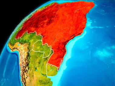 Uzaydan gelen Brezilya