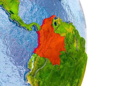 Kolombiya gerçekçi dünya üzerinde