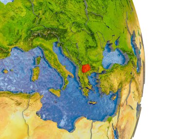 Makedonya gerçekçi dünya üzerinde