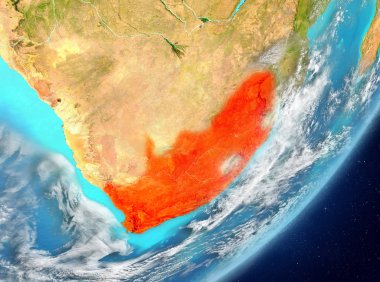 Uzaydan gelen Güney Afrika