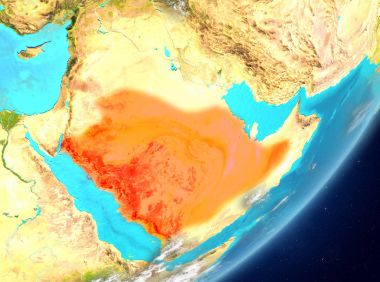 Uzaydan gelen Suudi Arabistan
