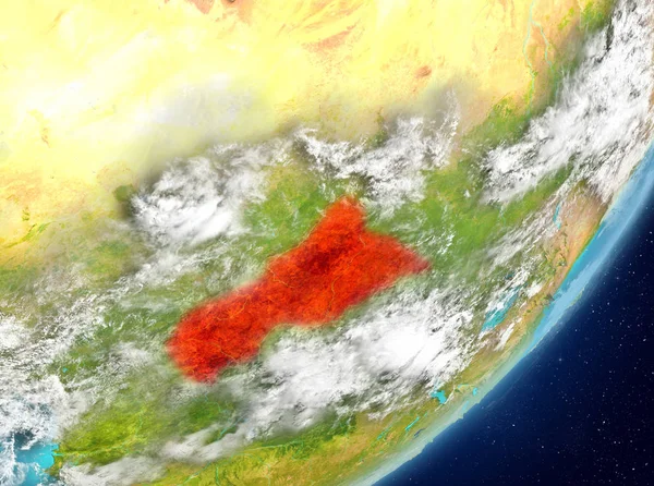 Central Africa from space