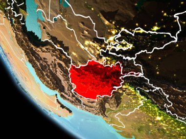 Dünya üzerinde gece Afganistan