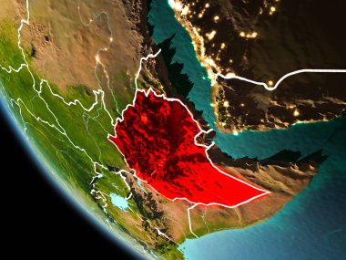 Dünya üzerinde gece Etiyopya