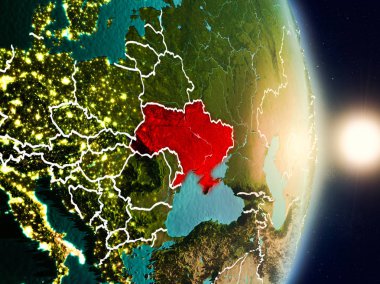 Ukrayna gündoğumu sırasında