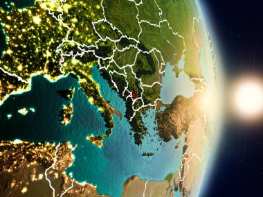 Kosova gündoğumu sırasında