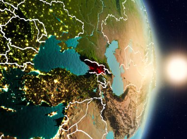 Georgia gündoğumu sırasında