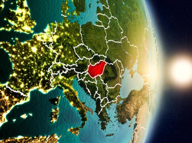 Macaristan gündoğumu sırasında