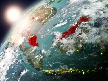 Malezya Planet Earth günbatımı